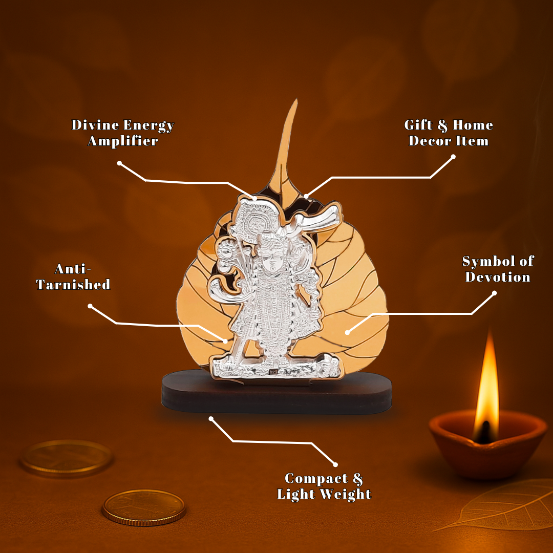 Divine Shrinath Ji - Peepal Leaf