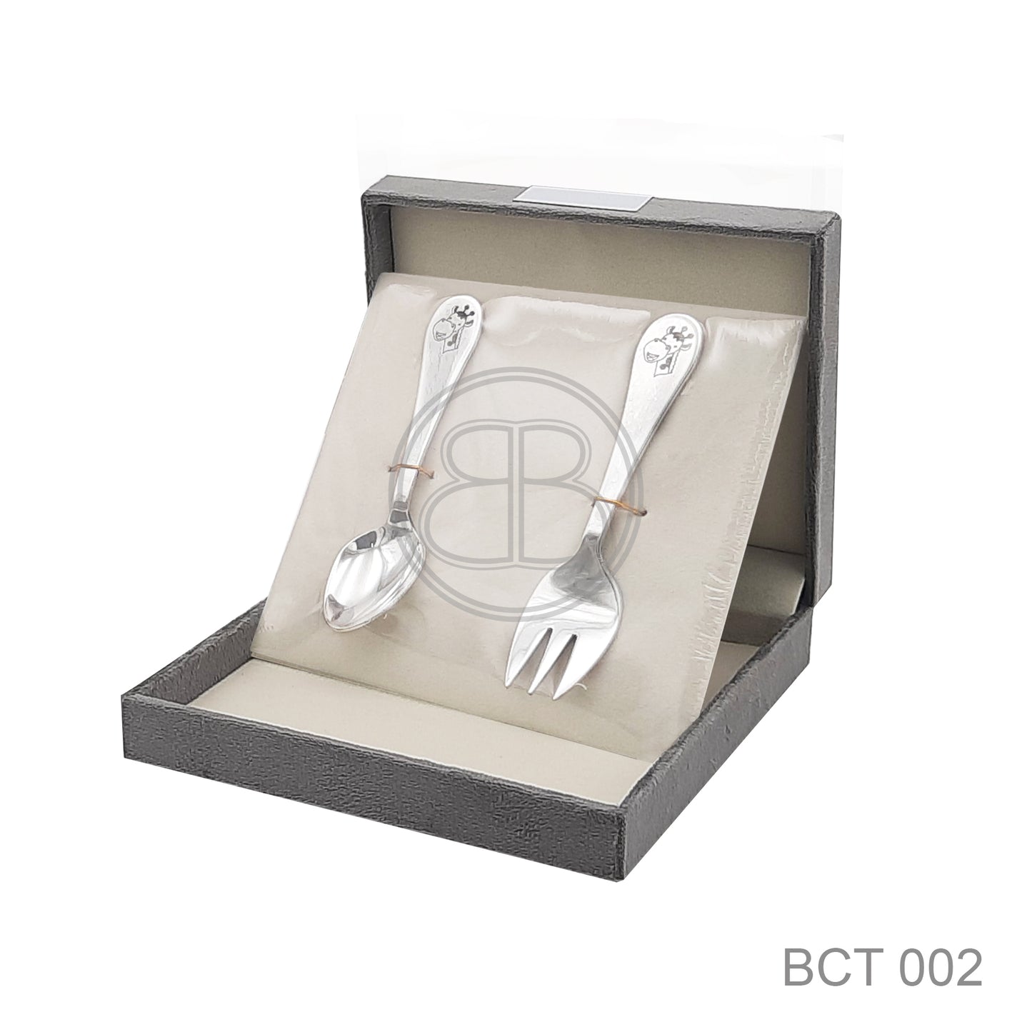 Baby Spoon Set - Enamle Giraffe