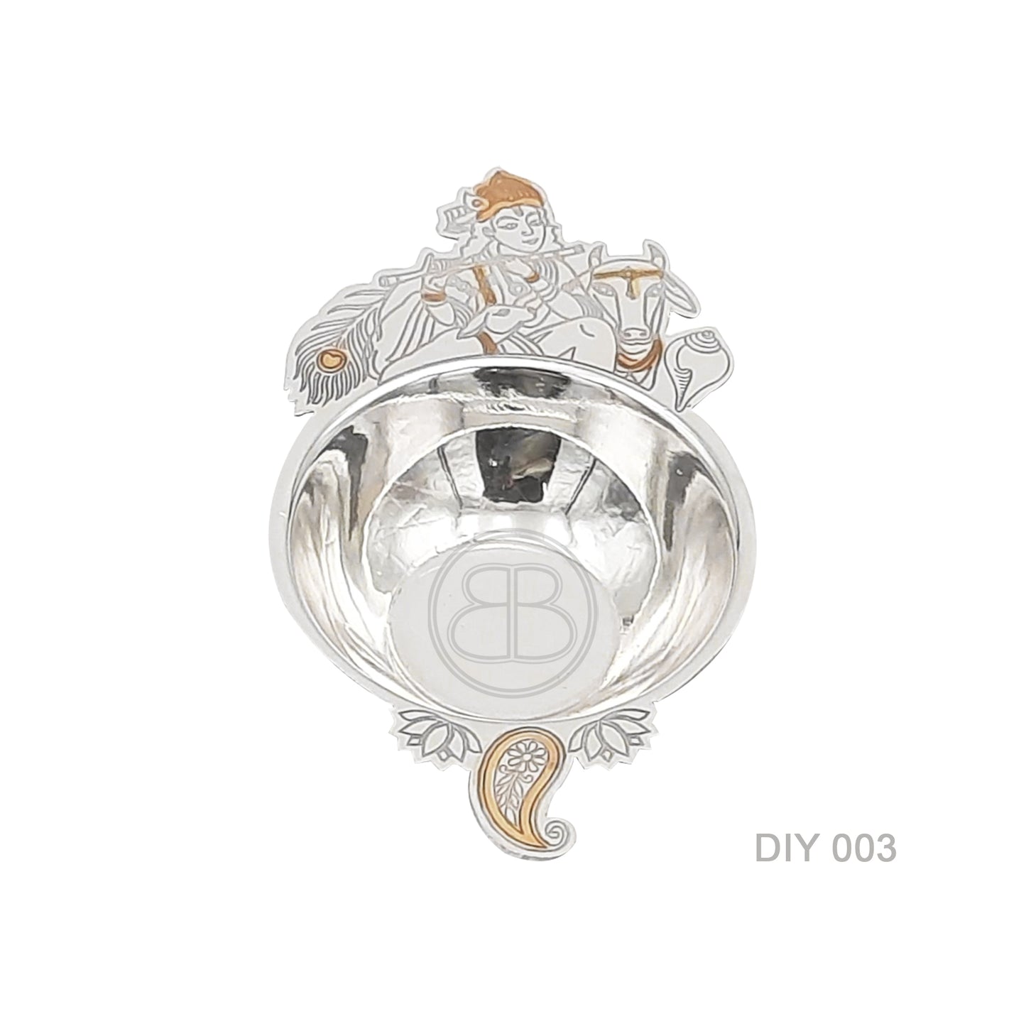 Diya Signature Engrave -  Kishan Ji Gold