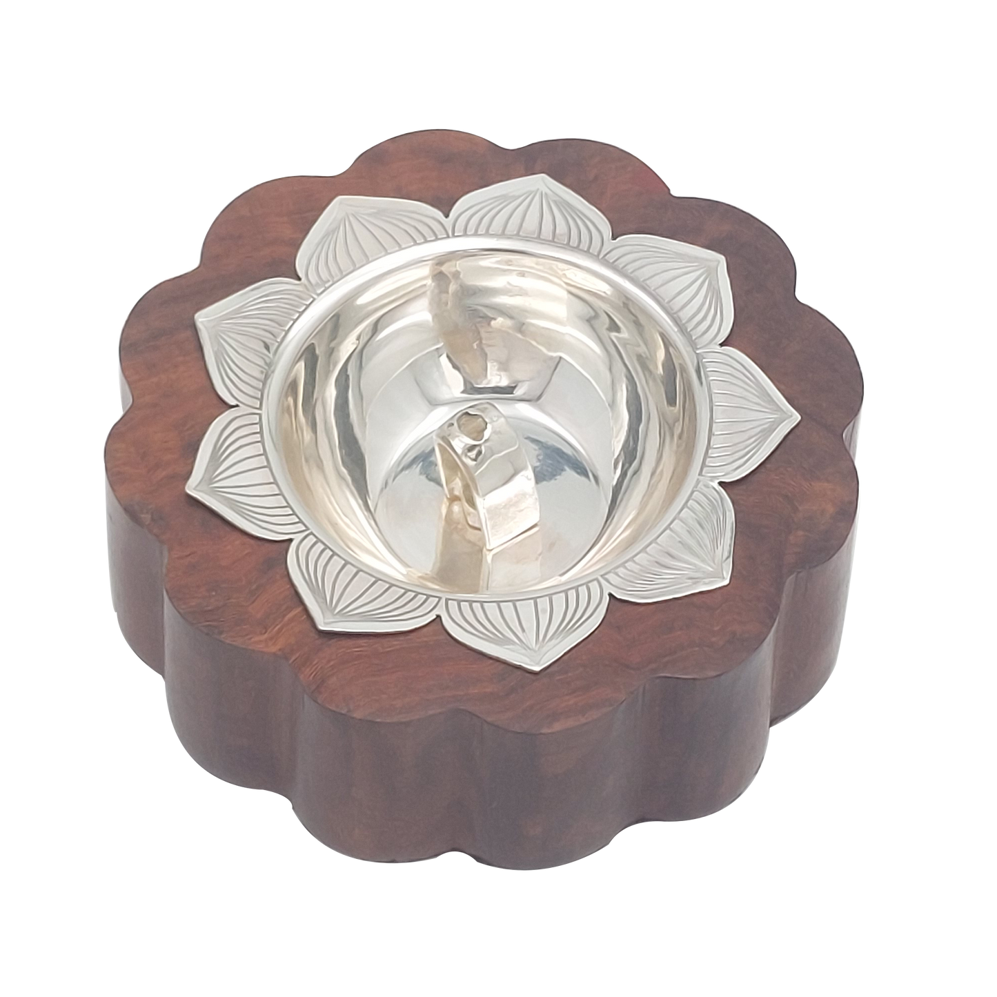 Diya Signature Engrave -  Lotus