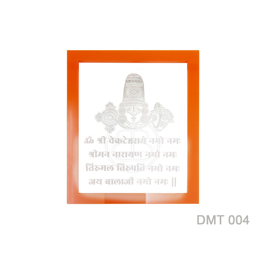 Tirupati Bala Ji - Acrylic Mantra Plaque