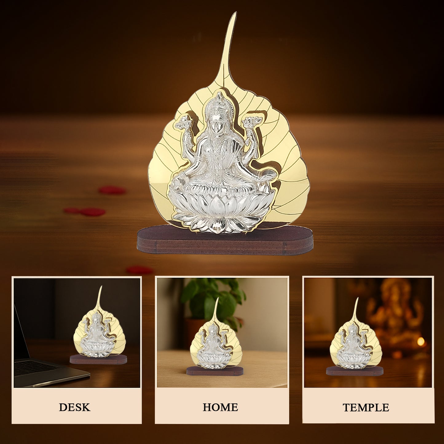 Divine Lakshmi Ji - Peepal Leaf