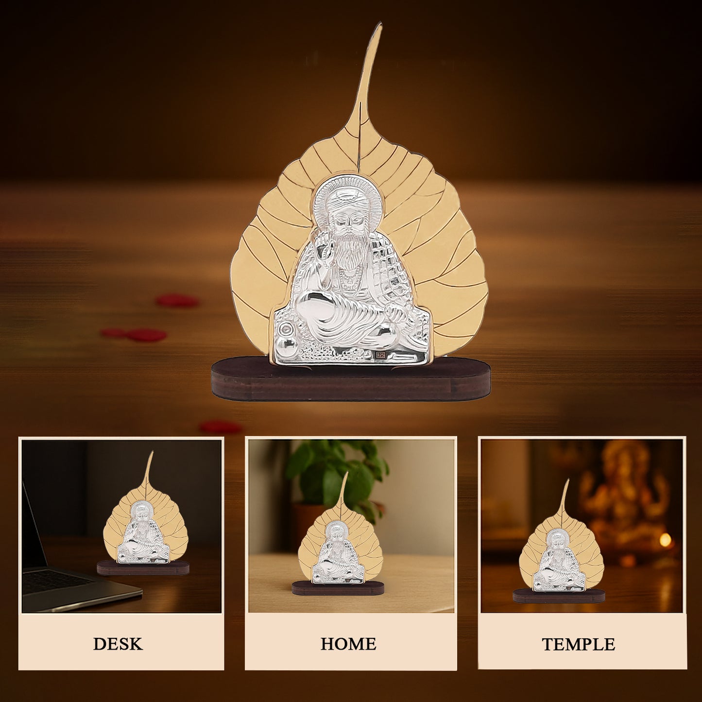 Divine Guru Nanak Dev Ji - Peepal Leaf