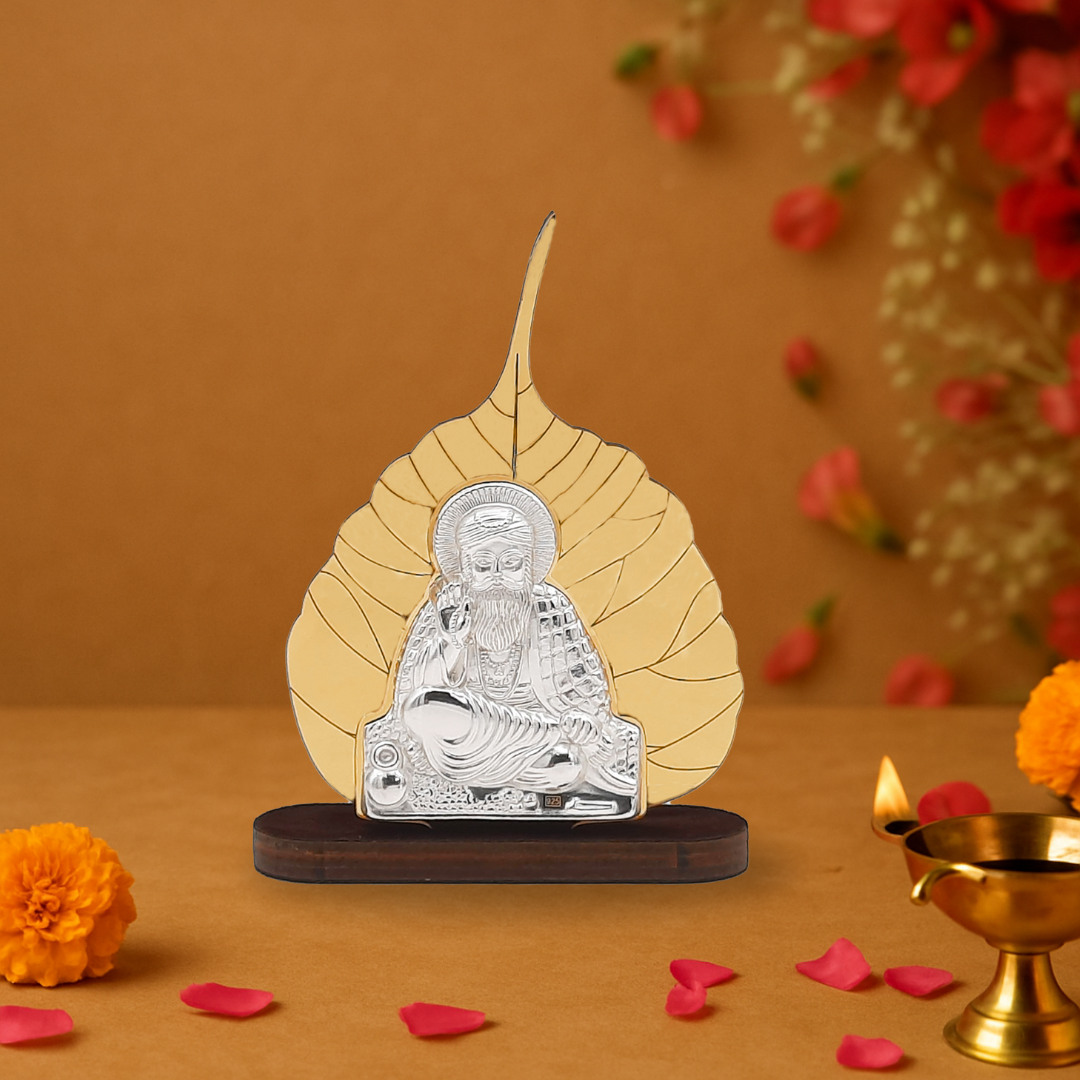 Divine Guru Nanak Dev Ji - Peepal Leaf