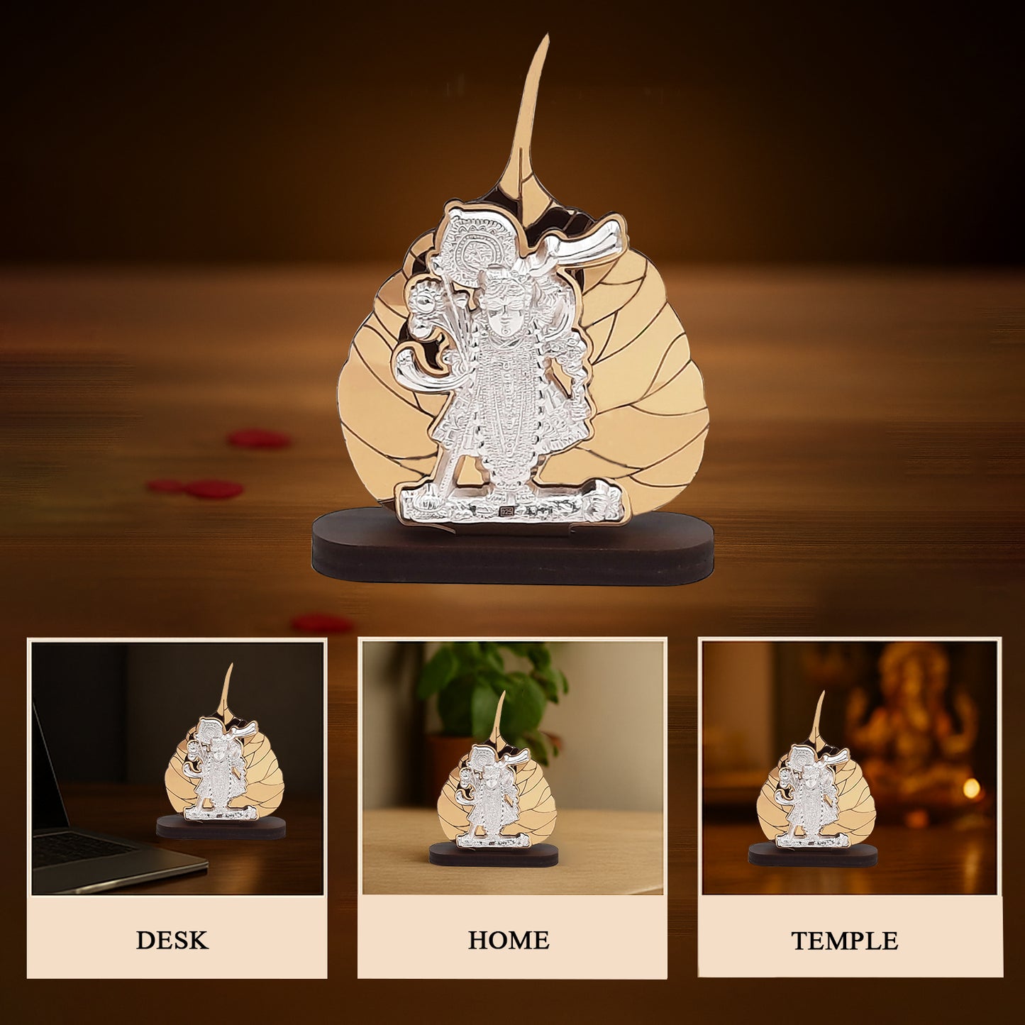 Divine Shrinath Ji - Peepal Leaf