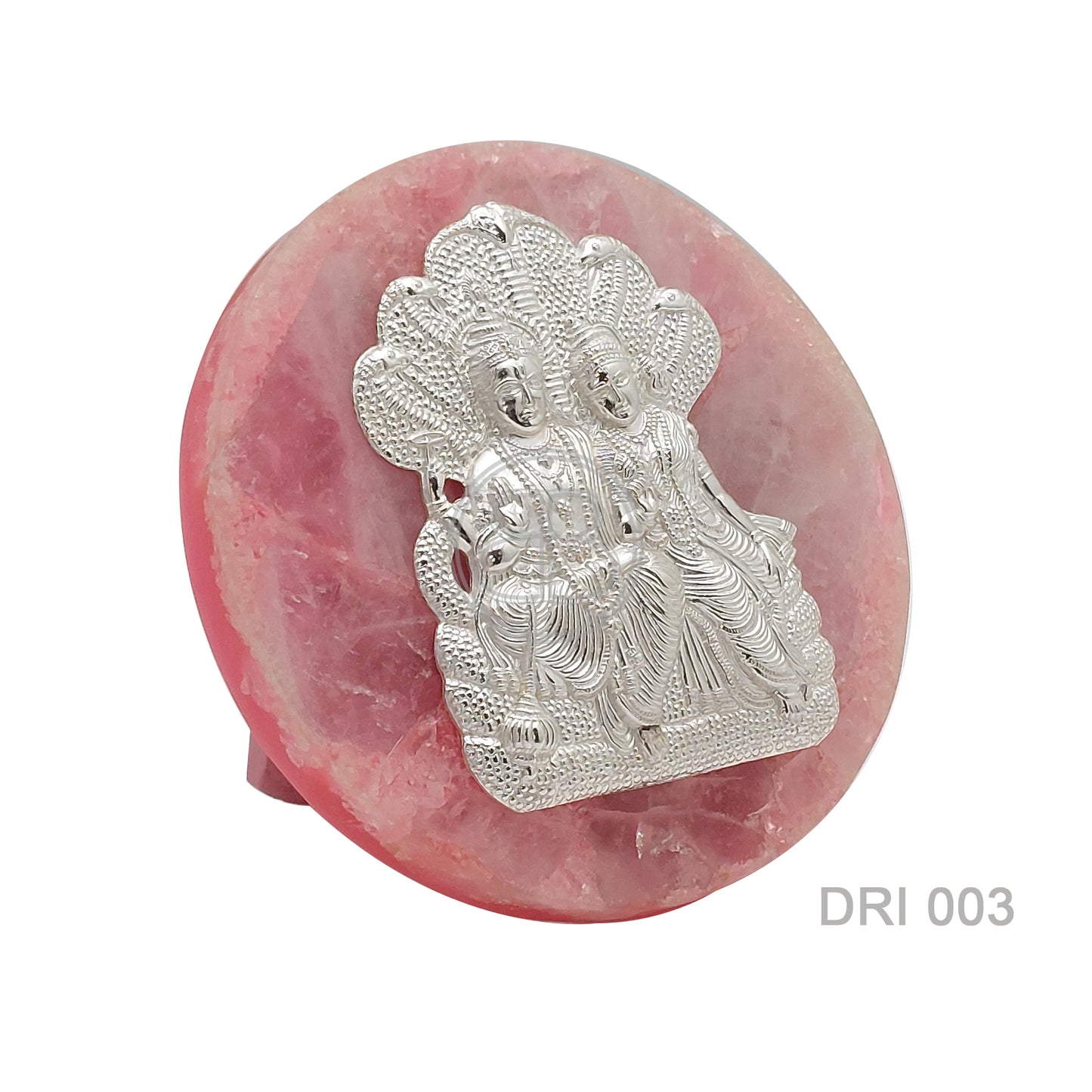 Divine Lakshmi & Vishnu Ji - Rose Quartz