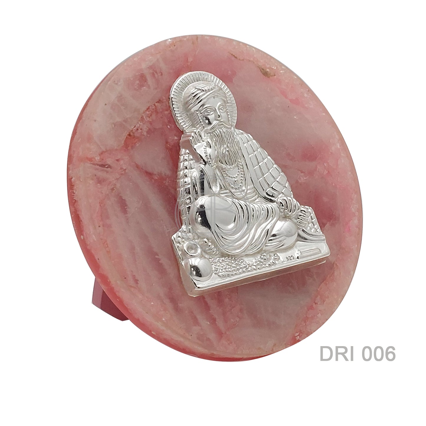 Divine Guru Nanak Ji - Rose Quartz