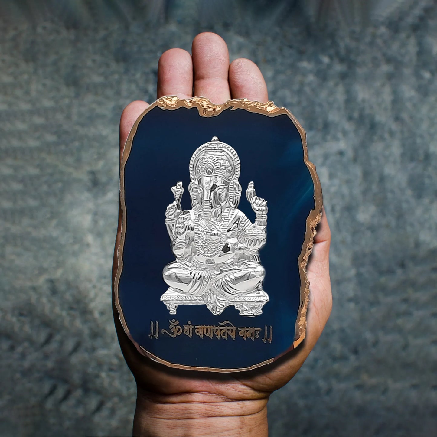 Divine Ganesh Ji- Agate