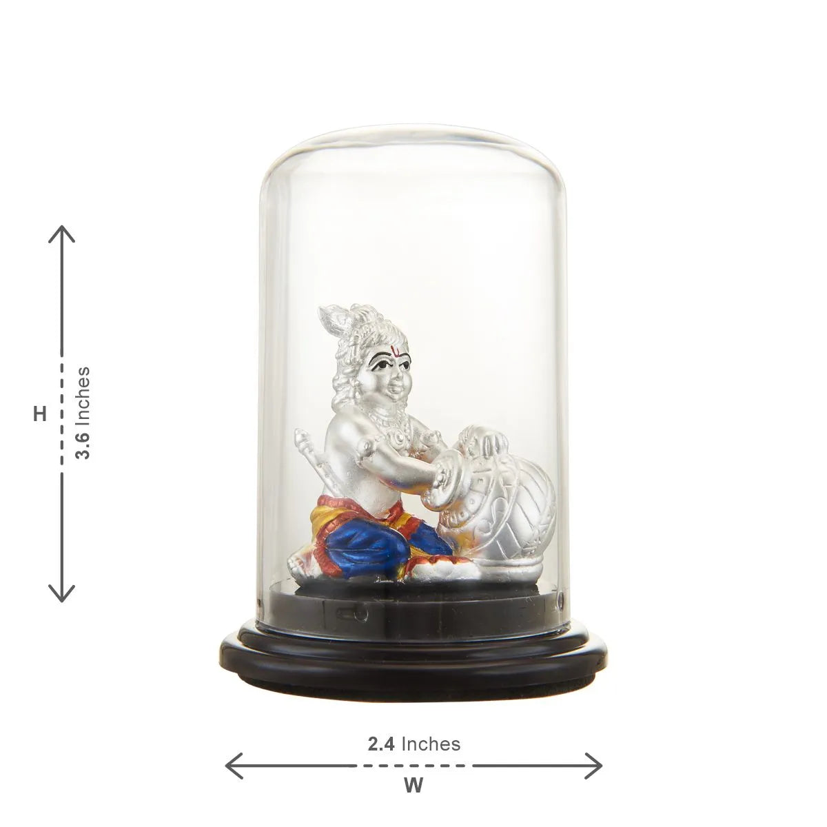 999 Pure Silver Baal Gopal Krishna Ji Idol